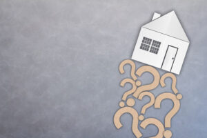 a house with a key in the shape of a key