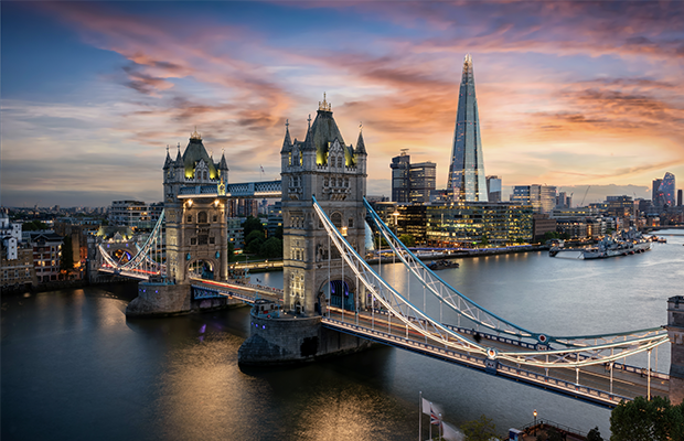 a bridge over a river