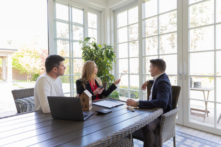 Property professionals meeting with a landlord to discuss letting services and full property management options in Bounds Green.